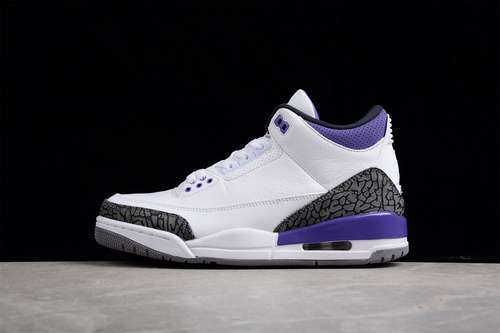 【320】[CT8532-105]-[AIR JORDAN 3 RETRO WHITE/BLACK/DARK IRIS/CEMENT GREY]-[MAN:40-47.5]
