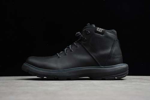 【440】[P722928]-[CAT MID OUTDOOR CASUAL WORK SHOES BLACK/BLACK/BLACK]-[MAN:39-44]