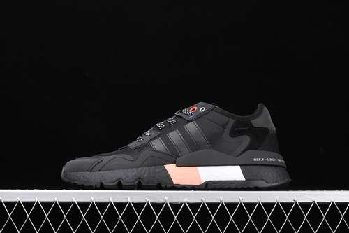 【280】[EF5407]-[NITE JOGGER 2019 SHOES BLACK/WHITE]-[WOMAN:36-39]-[MAN:40-45]