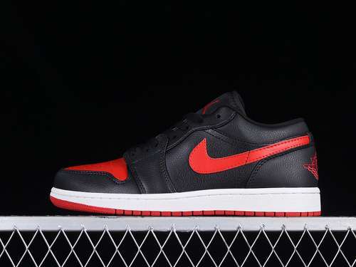 【280】[DC0774-061]-[AIR JORDAN 1 LOW BLACK/GYM RED-SAIL]-[WOMAN:36-39]-[MAN:40-46]