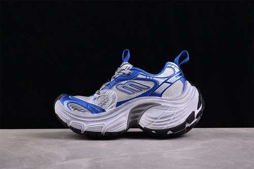 【500】[W2MV20326]-[BA*LEN*CIAGA TRACK SNEAKER SILVER/BLUE/WHITE]-[WOMAN:35-39]-[MAN:40-46]