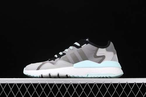 【280】[EE5913]-[NITE JOGGER 2019 SHOES GREY/BLACK/BLUE]-[WOMAN:36-39]-[MAN:40-45]