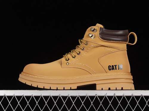 【300】[P73536B3D]-[CAT MID 2022SS MARTIN BOOTS YELLOW/BROWN/BLACK]-[MAN:38-43]