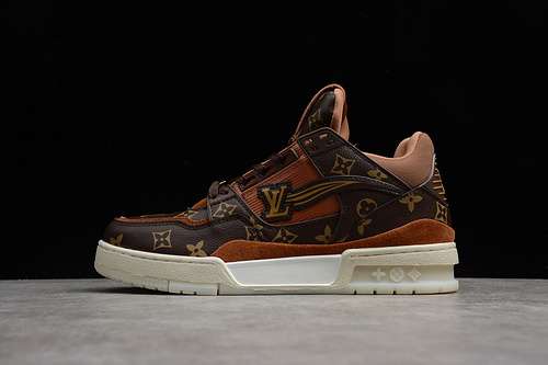 【380】[MS0018]-[L*V SHOES BROWN/LIGHT BROWN/WHITE]-[MAN:40-46]