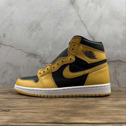 【430】[555088-701]-[AIR JORDAN 1 HIGH RETRO OG POLLEN/BLACK/WHITE]-[MAN:40-47]