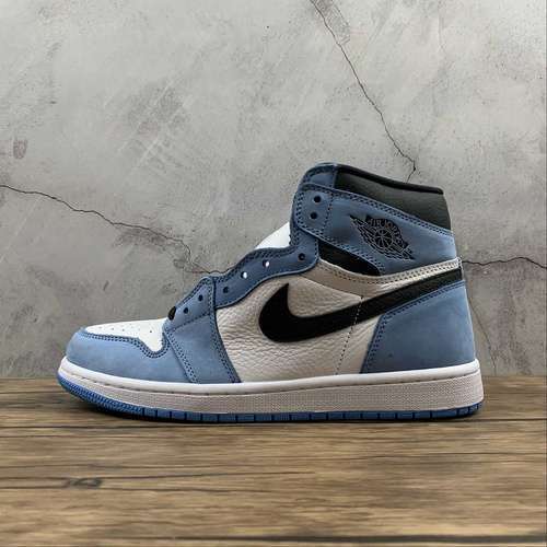 【400】[555088-134]-[AIR JORDAN 1 RETRO HIGH OG WHITE/UNIVERSITY BLUE/BLACK]-[MAN:40-47]