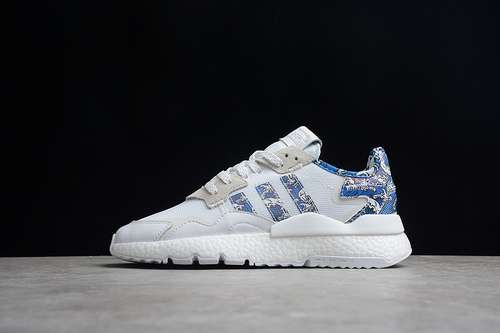 【300】[FW6692]-[NITE JOGGER SHOES CLOUD WHITE/BLUE/GREY]-[WOMAN:36-39]-[MAN:40-45]