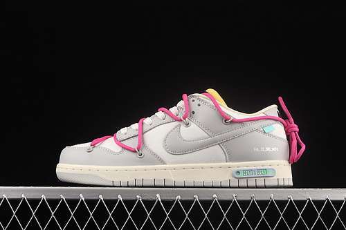 【430】[DM1602-122]-[OW X SB DUNK LOW LOT 30 OF 50 SAIL/NEUTRAL GREY/PURPLE]-[UNSIEX:36-47.5]