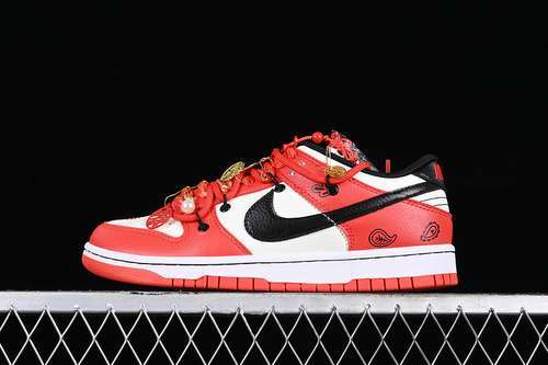 【330】[DD3363-100]-[DUNK LOW EMB WHITE/BLACK/RED]-[WOMAN:36-39]-[MAN:40-46]