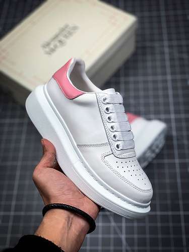 【360】[ALE*XANDER MCQUEEN SOLE SNEAKERS WHITE/PINK]-[WOMAN:35-39]-[MAN:40-44]