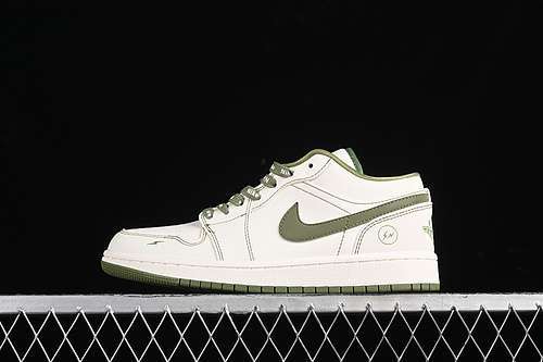 【260】[CF3688-019]-[AIR JORDAN 1 LOW OFF WHITE/GREEN]-[WOMAN:36-39]-[MAN:40-45]