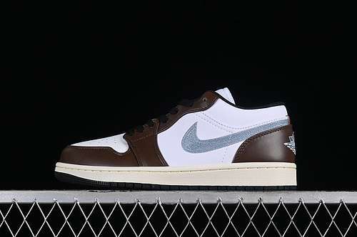 【260】[FQ7832-142]-[AIR JORDAN 1 LOW RETRO SE WHITE/BLUE GREY/BLACK/SAIL]-[UNISEX:35.5-47.5]