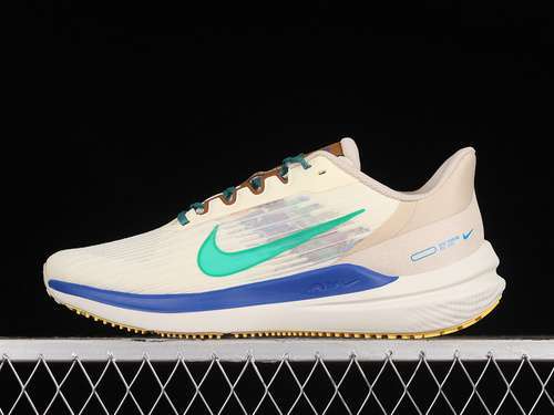 【280】[DV8997-100]-[AIR WINFLO 9 PREMIUM COCONUT MILK/SANDDRIFT/RACER BLUE/STADIUM GREEN]-[MAN:39-46]