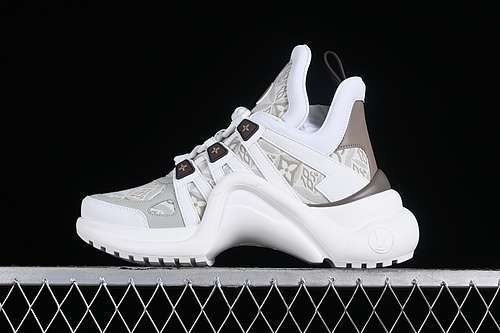 【630】[370N WHITE]-[LOUIS VUITTON ARCHLIGHT SNEAKERS L*V ARCHLIGHT WHITE/GREY]-[WOMAN:35-39]