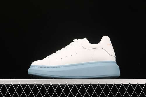 [ALE*XANDER MCQUEEN SOLE SNEAKERS WHITE/WHITE/BLUE]-[WOMAN:34-39]-[MAN:40-45]