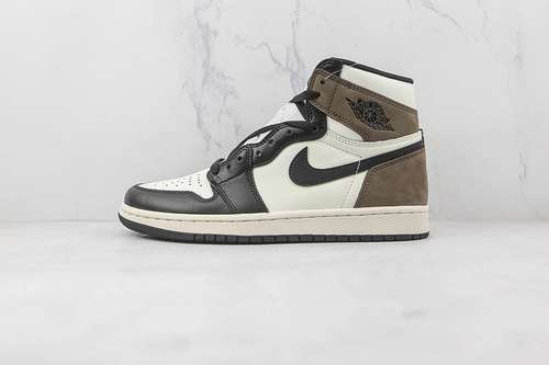 【550】[555088-105]-[AIR JORDAN 1 RETRO HIGH OG SAIL/DARK MOCHA/BLACK/BLACK]-[WOMAN:36-39]-[MAN:40-47]