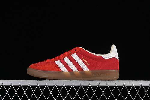【270】[IF1808]-[ORIGINALS GAZELLE INDOOR WHITE/RED/BROWN]-[WOMAN:35.5-39]-[MAN:40-45]