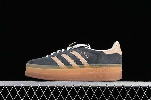 【300】[IE0428]-[ORIGINALS GAZELLE BOLD GREY SIX/MAGIC BEIGE/CREAM WHITE]-[WOMAN:35-42]