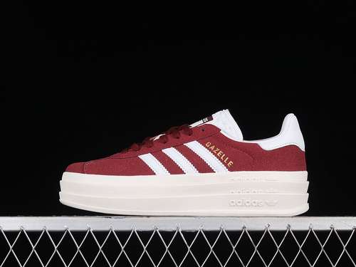 【250】[HQ6892]-[GAZELLE BOLD SHOES SHADOW RED/CLOUD WHITE/CORE WHITE]-[WOMAN:36-40]