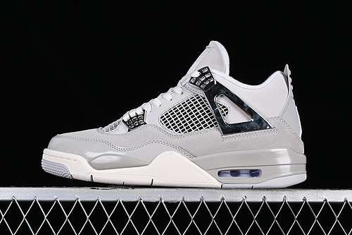 【460】[AQ9129-001]-[AIR JORDAN 4 RETRO FROZEN MOMENTS WHITE/GREY/SILVER]-[MAN:40-47.5]
