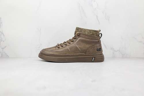【380】[CAT MID CASUAL SHOES BROWN/BROWN/BROWN]-[MAN:39-44]