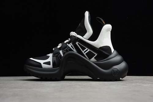 【650】[L*V ARCHLIGHT SNEAKERS BLACK/BLACK/WHITE]-[WOMAN:35-39]-[MAN:40-45]