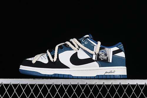 【330】[DV0834-101]-[DUNK LOW SB SUMMIT WHITE/INDUSTRIAL BLUE/BLACK]-[WOMAN:36-39]-[MAN:40-46]