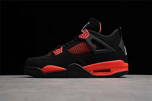 【470】[CT8527-016]-[AIR JORDAN 4 RETRO RED THUNDER BLACK/WHITE-RED]-[WOMAN:36-39]-[MAN:40-47]