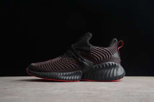 【270】[D96536]-[ALPHABOUNCE BEYOND SHOES CORE BLACK/CORE BLACK/RED]-[WOMAN:36-39]-[MAN:40-45]