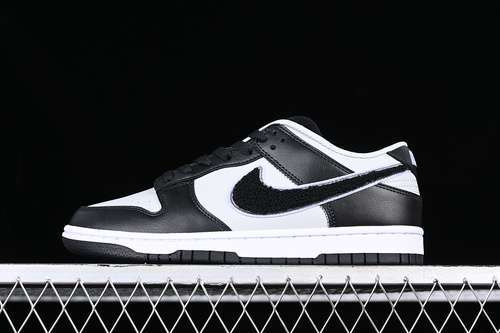 【250】[DQ7683-001]-[DUNK LOW CHENILLE SWOOSH GREY FOG/WOLF GREY/IRON GREY/BLACK]-[UNSIZE:36-46]