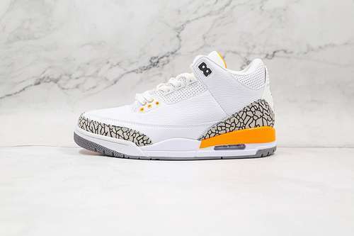 【280】[CK9246-108]-[AIR JORDAN 3 RETRO WHITE/LASER ORANGE/CEMENTGREY/BLACK]-[WOMAN:36-39]-[MAN:40-45]