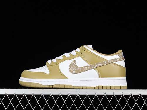 【300】[DH4401-104]-[WMNS DUNK LOW &#x27;BARLEY PAISLEY&#x27; WHITE/BARLEY/WHITE]-[UNISEX:36-4