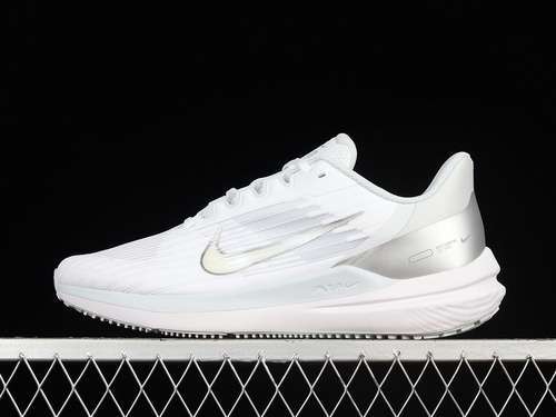【280】[DD8686-100]-[AIR WINFLO 9 WHITE/PURE PLATINUM/PARTICLE GREY/METALLIC SILVER]-[UNISEX:36-45]