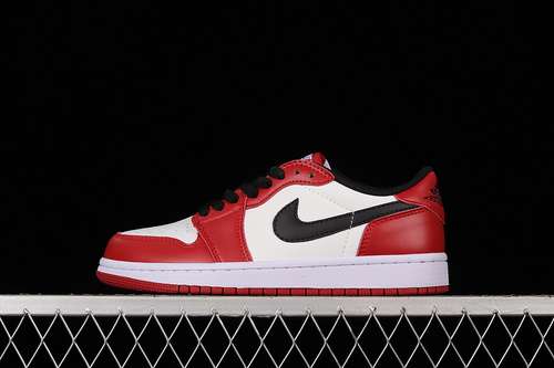 【300】[705329-600]-[AIR JORDAN 1 RETRO LOW OG CHICAGO VARSITY RED/BLACK-WHITE]-[WOMAN:36-39]