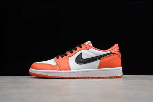 【300】[CZ0790-801]-[GZ AIR JORDAN 1 LOW OG STARFISH/WHITE/BLACK]-[WOMAN:36-39]-[MAN:40-47]