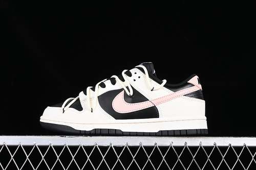 【290】[FD1232-001]-[DUNK LOW SB WHITE/BLACK/PINK]-[WOMAN:35.5-41]