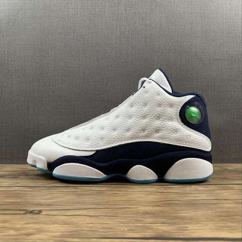 【550】[414571-144]-[AIR JORDAN 13 RETRO WHITE/OBSIDIAN/DARK POWDER BLUE]-[MAN:40-47.5]
