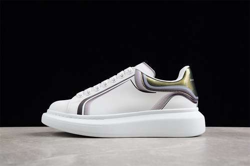 【460】[ALEXANDER MCQUEEN WHITE/BLACK/GREY/GREEN]-[WOMAN:35-39]-[MAN:40-44]