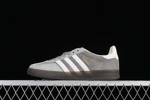 【270】[IF1807]-[ORIGINALS GAZELLE INDOOR WHITE/GREY]-[WOMAN:35.5-39]-[MAN:40-45]
