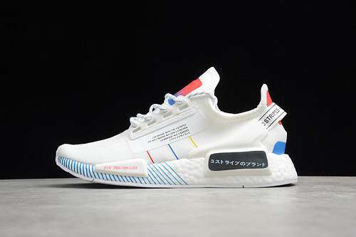 【300】[FY1439]-[NMD_V2 SHOES CLOUD WHITE/BLUE/RED]-[WOMAN:36-39]-[MAN:40-45]