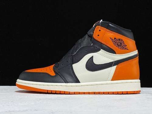 【490】[555088-005]-[GET AIR JORDAN 1 HIGH SHATTERED BACKBOARD BLACK/STARFISH][MAN:40-46]
