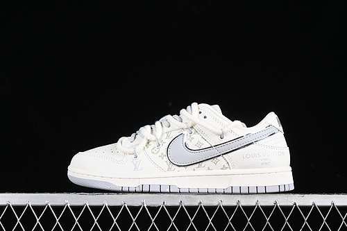 【380】[SJ2068-245]-[SB DUNK LOW L*V GREY/OFF WHITE/SILVER]-[WOMAN:36-39]-[MAN:40-45]