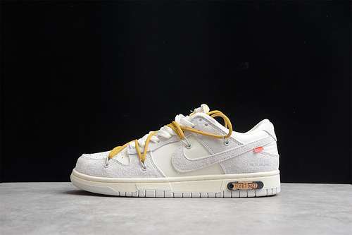 【360】[DJ0950-105]-[OW X SB DUNK LOW LOT 37 OF 50 SAIL/NEUTRAL GREY/YELLOW]-[WOMAN:36-39]-[MAN:40-46]