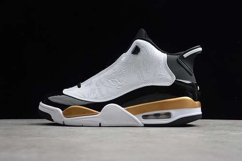 【340】[311046-005]-[AIR JORDAN DUB ZERO WHITE/BLACK-METALLIC GOLD]-[MAN:40-45]