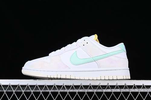 【270】[FJ7707-131]-[DUNK LOW GS PASTEL PAISLEY WHITE/WHITE/PHANTOM/MINT FOAM]-[UNSIZE:35.5-47.5]