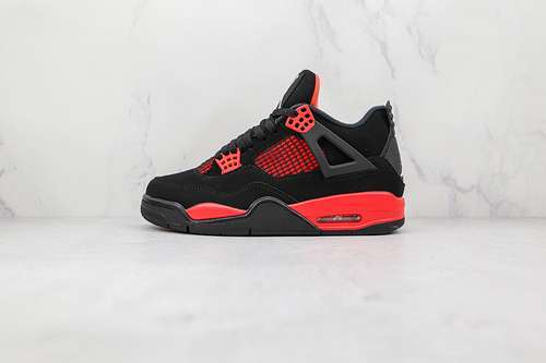 【500】[CT8527-016]-[AIR JORDAN 4 RETRO RED THUNDER BLACK/WHITE-RED]-[MAN:40-47.5]