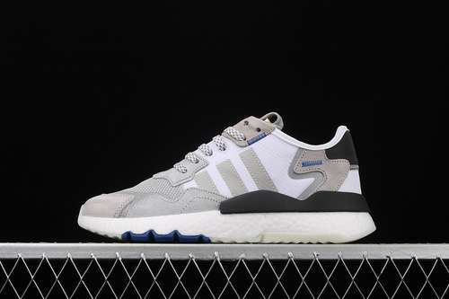 【280】[EG2715]-[NITE JOGGER SHOES GREY TWO/CLOUD WHITE/POWER BLUE]-[WOMAN:36-39]-[MAN:40-45]