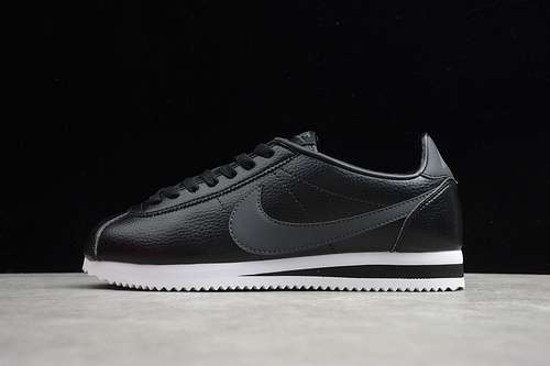 【240】[749571-001]-[CLASSIC CORTEZ LEATHER BLACK/GREY]-[MAN:39-44]