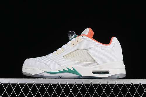 【380】[CW4204-100]-[AIR JORDAN 5 LOW GOLF NRG LUCKY AND GOOD SAIL/STARFISH/NEPTUNE GREEN/OBSIDIAN]