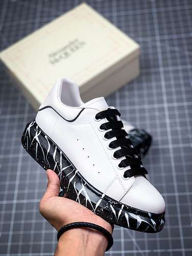 [ALE*XANDER MCQUEEN SHOES WHITE/BLACK]-[WOMAN:35-39]-[MAN:40-45]